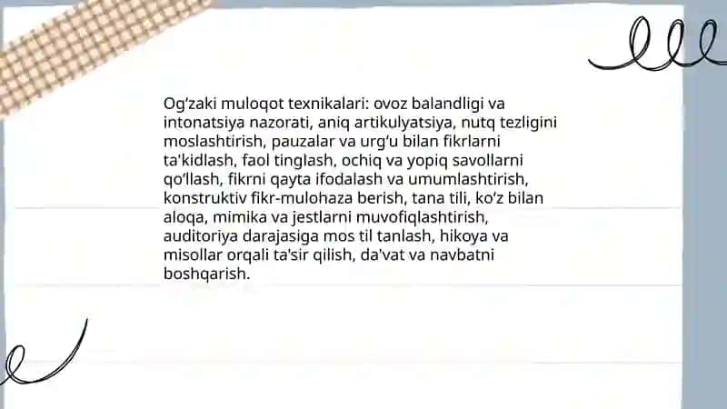 Muloqot va kommunikatsiya 4
