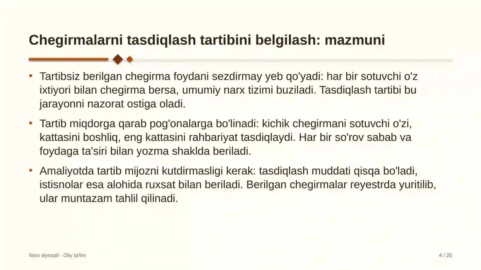 sutchilik fermalarida chegirmalarni tasdiqlash tartibini belgilash 4059 4
