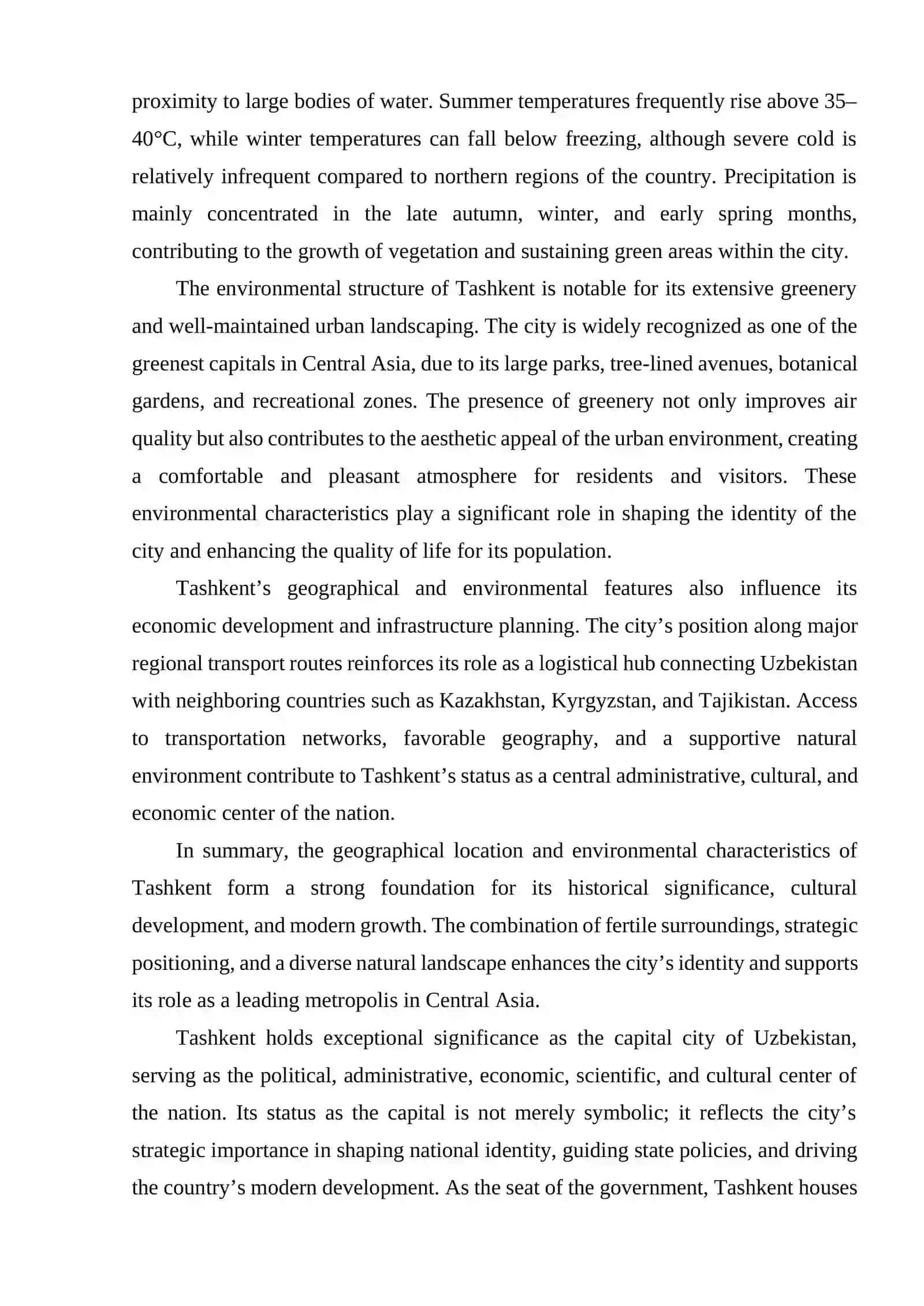 Introduction to Tashkent 4