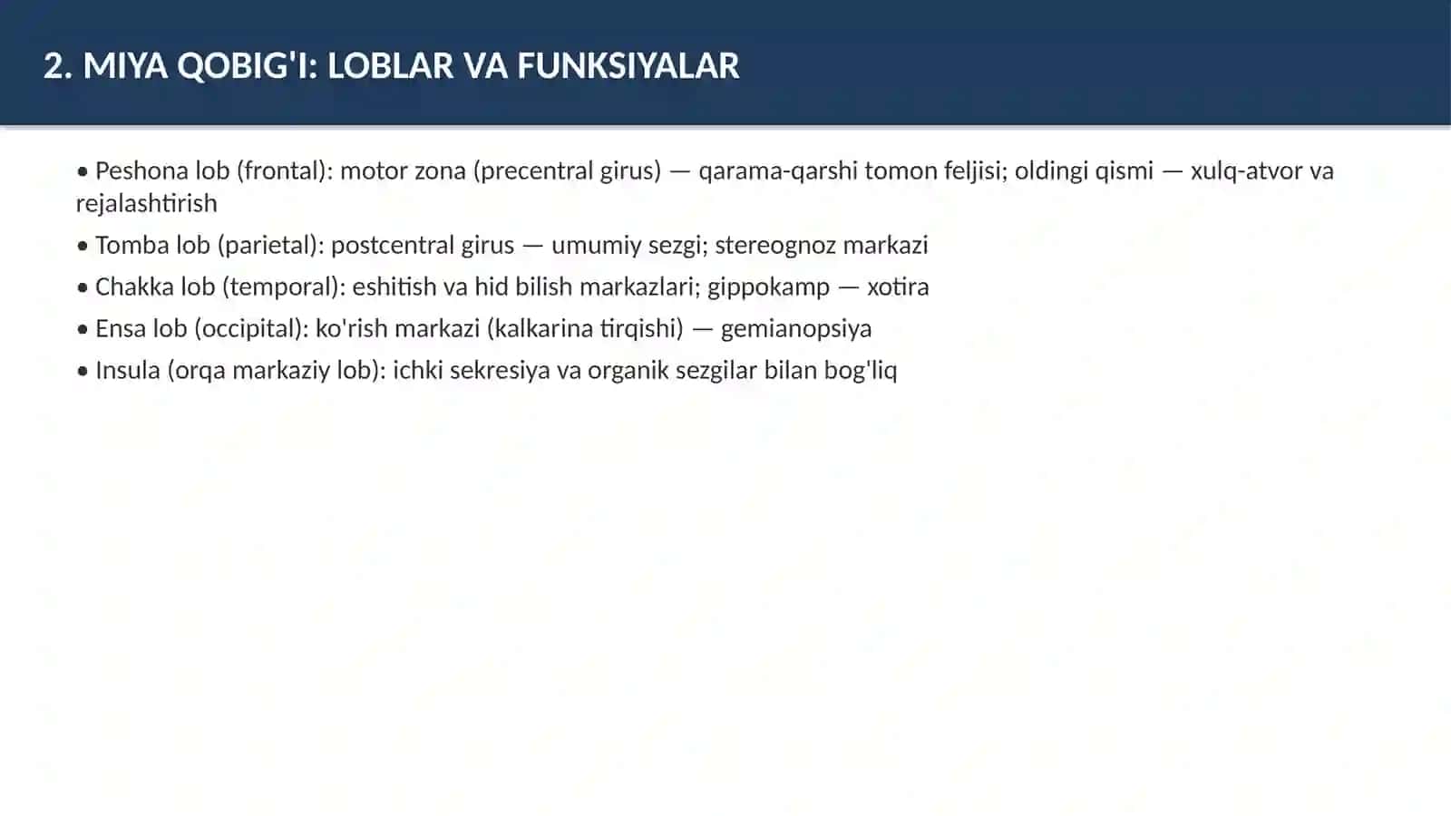 ASAB SISTEMASINING KLINIK ANATOMIYASI 4
