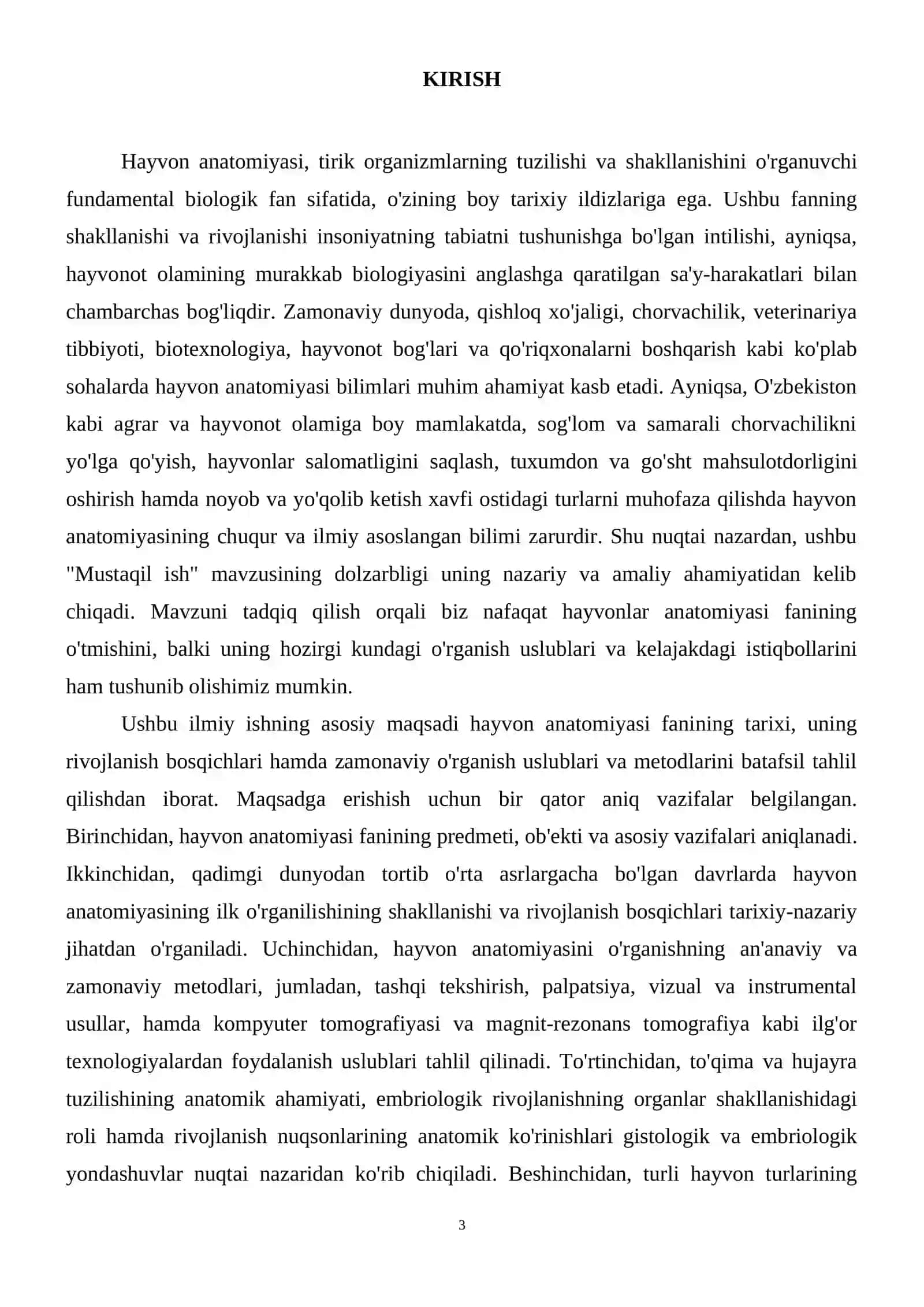 Hayvon anatomiyasining tarixi, uni o'rganish uslublari 4