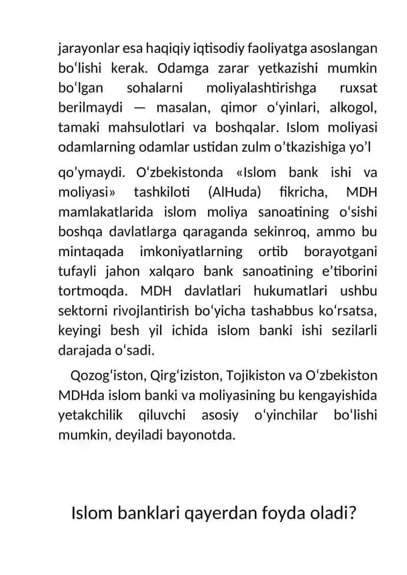 Islom moliyasi 4