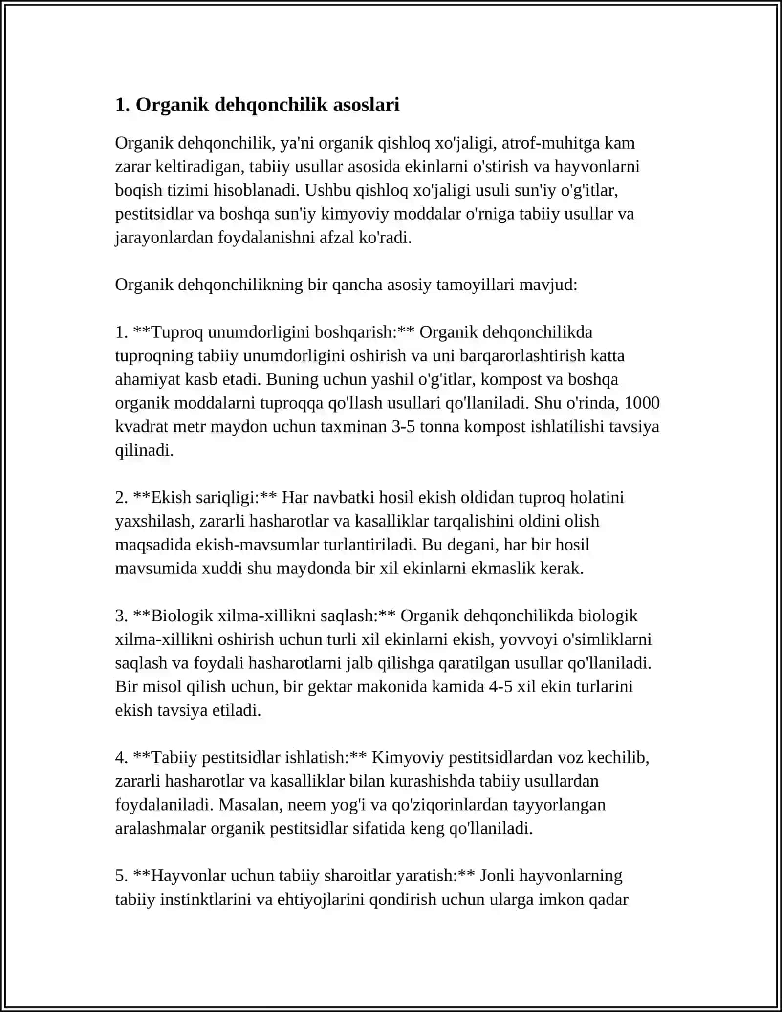 ORGANIK DEHQONCHIKDA QOPLAMA EKINLAR YETISHTIRISH 4
