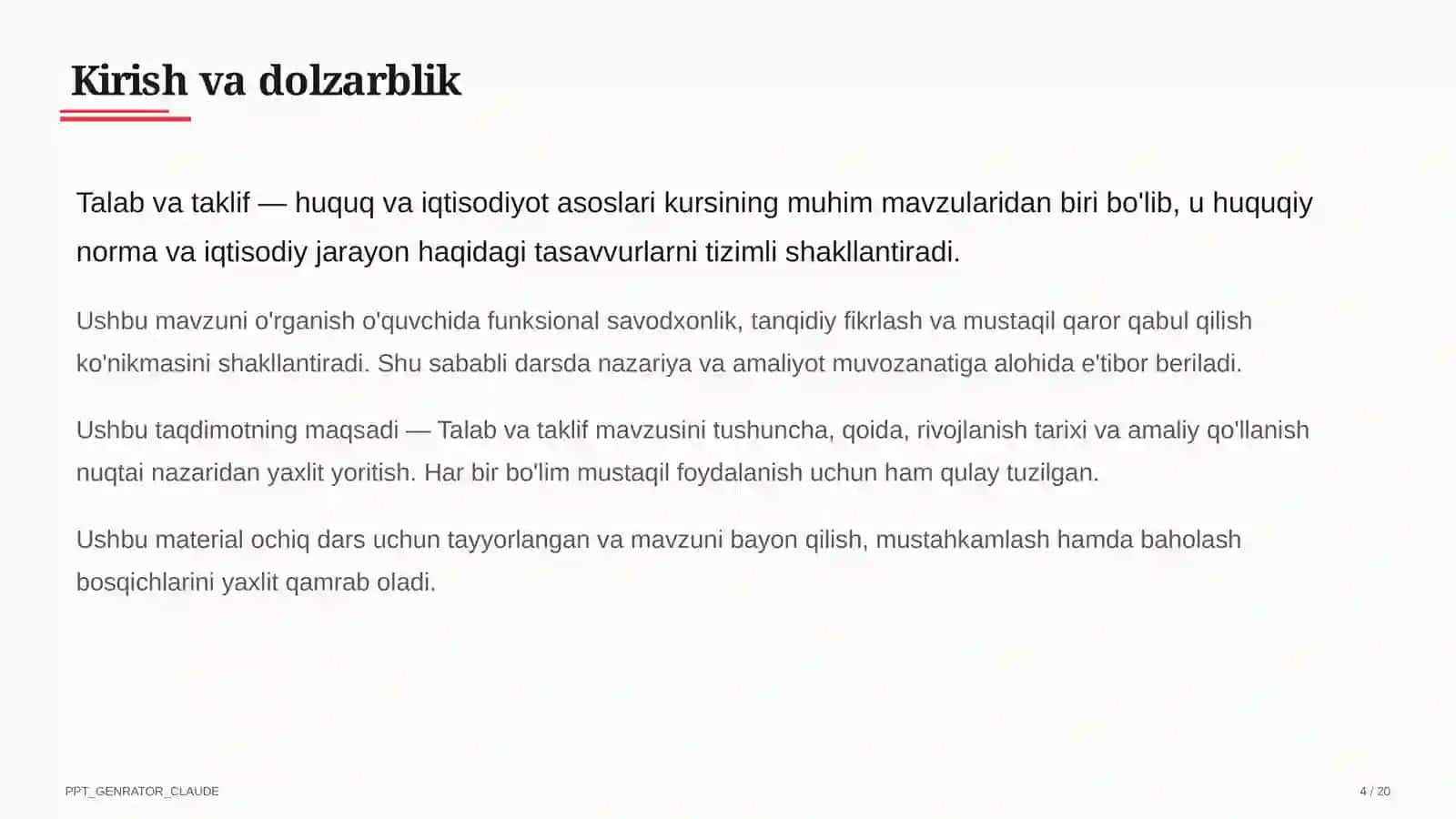 Talab va taklif (9-sinf) 4