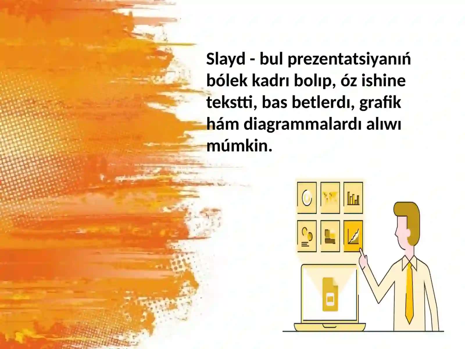 Elektron Prezentaciya Tiykarǵı Basqısharı 4