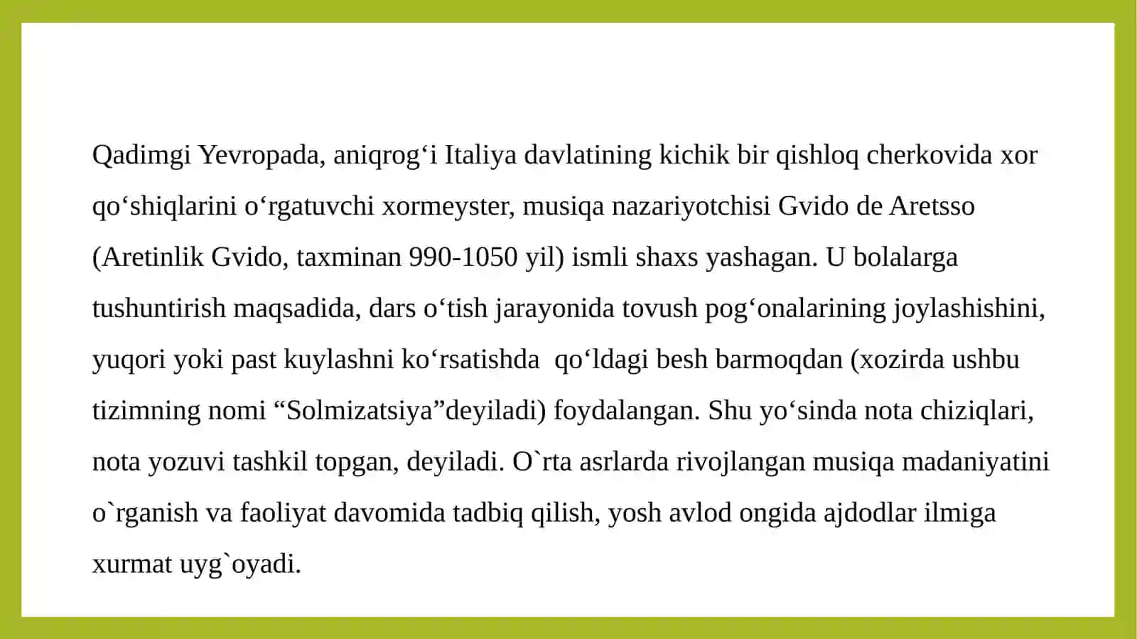 O`RTA ASR MUSIQA MADANIYATIDAGI KESKIN RIVOJLANISH BOSQICHLARI 4