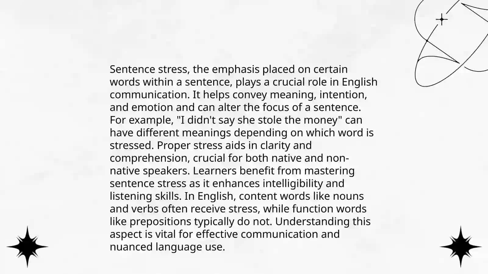 Teaching Stress 4