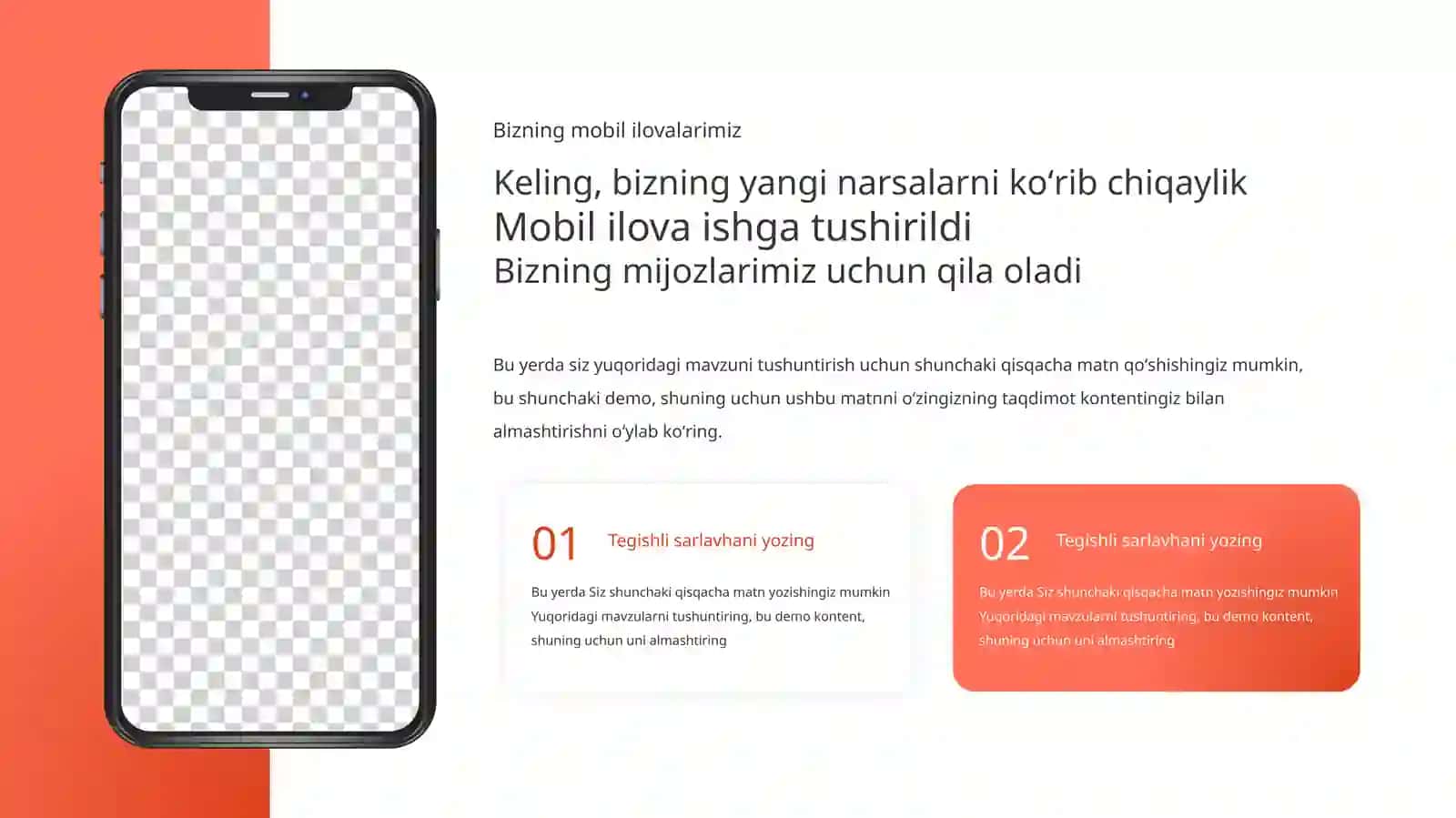 Taqdimotlar uchun bepul mobil shabloni Taqdimoti (10 Slayd) 4
