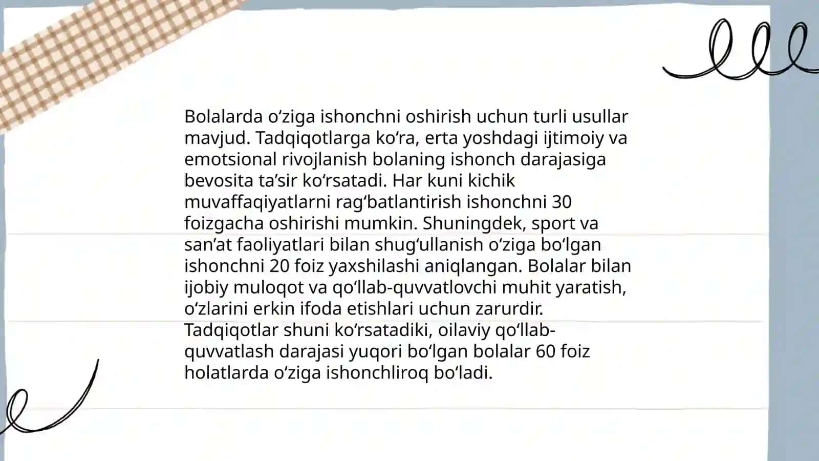 Kichik maktab yoshidagi bolalar psixikasi 4