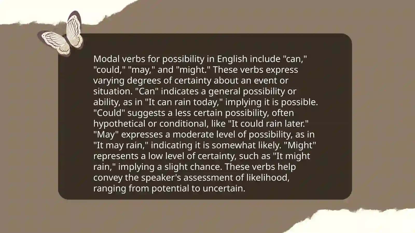 Modal Verbs 4