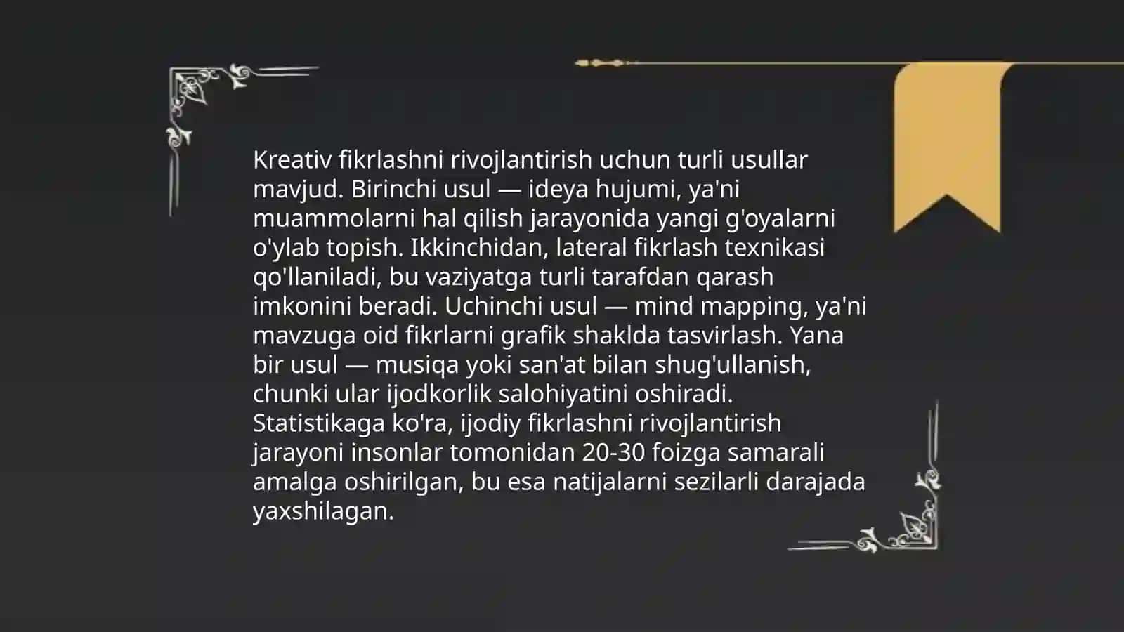 Kreativ fikrlash 4