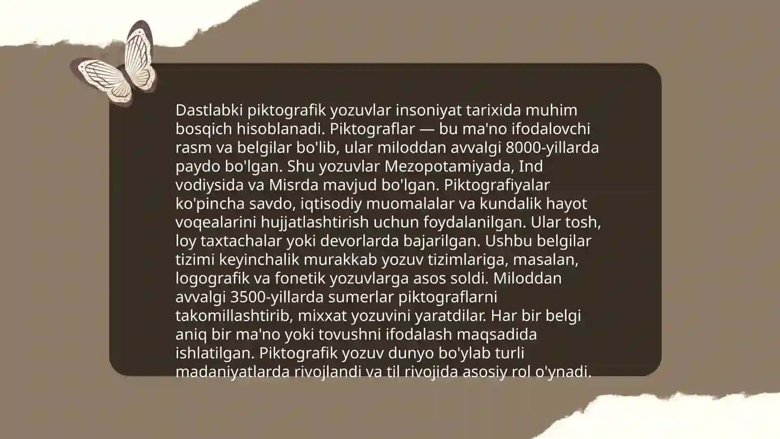 Yozuv va uning rivojlanish bosqichlari 4