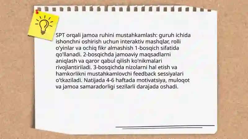 SPT ning shaxsiy rivojlanish imkoniyatlari 4