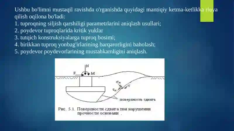 MUHANDISLIK GEOLOGIYASI VA GRUNTLAR MEXANIKASI 4