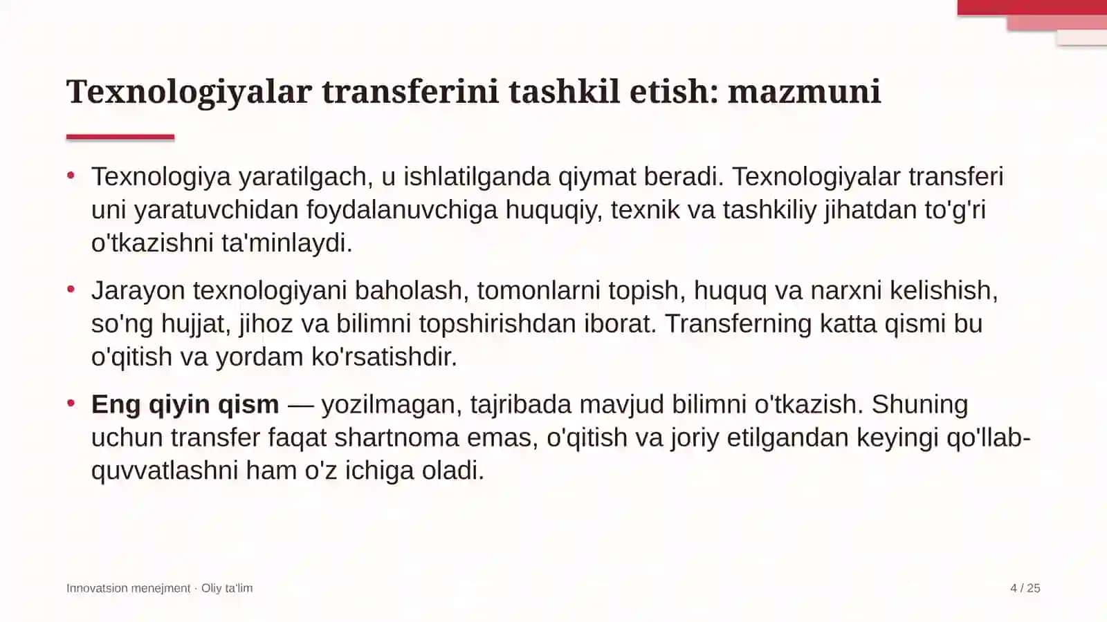 maxsus maktab internatlarda texnologiyalar transferini tashkil etish 4035 4