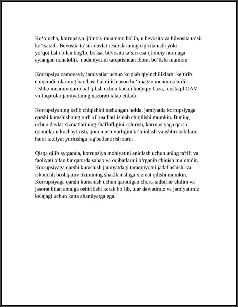 KORRUPSIYANING MOHIYATI VA UNING OQIBATLARI 4