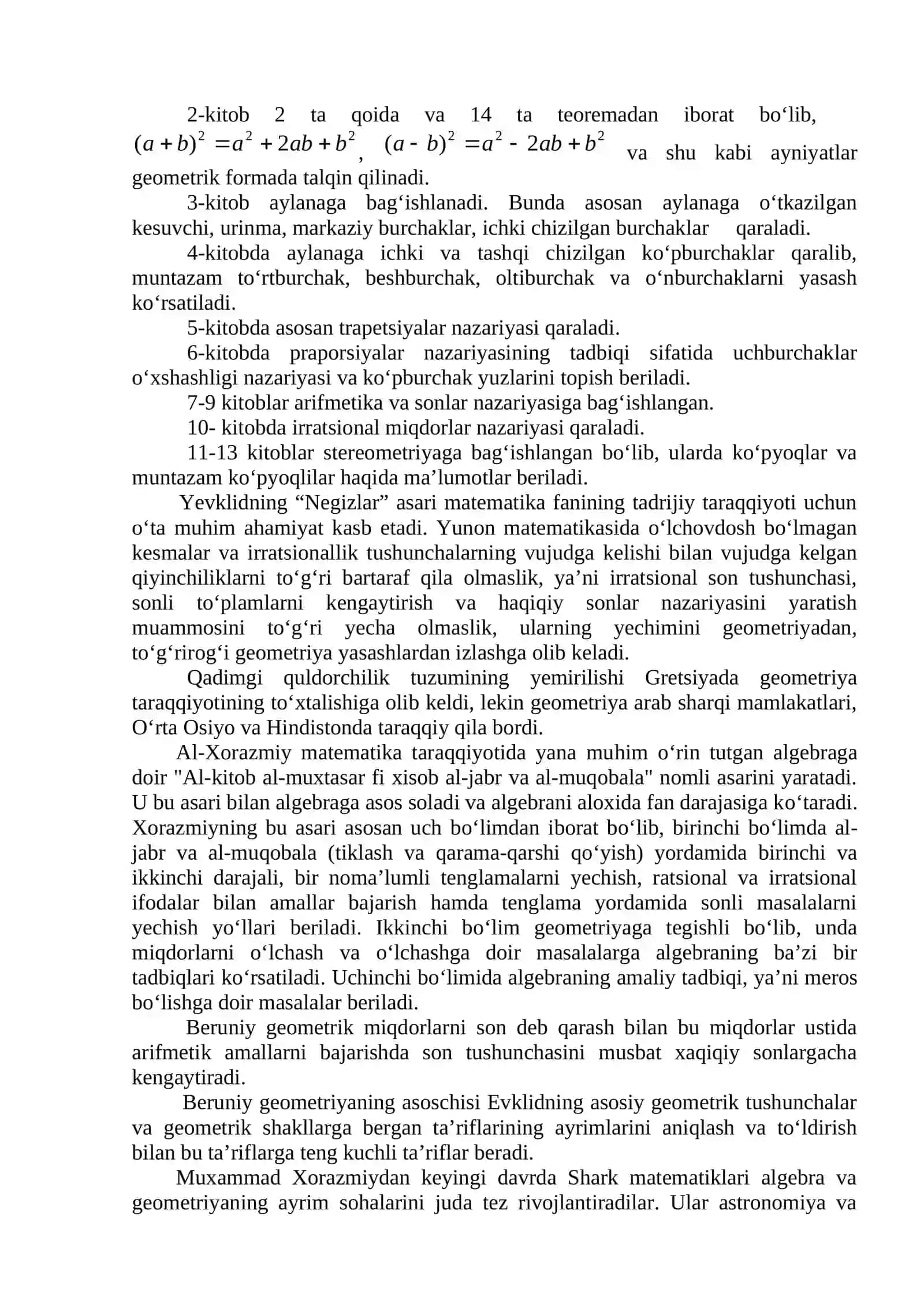 Geometriya elementlari 4
