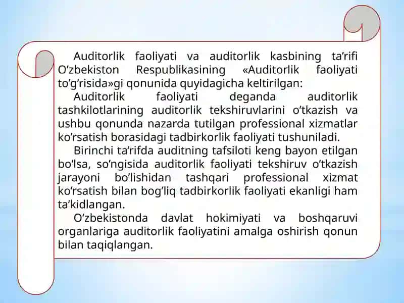 Auditning mohiyati va vazifalari 4