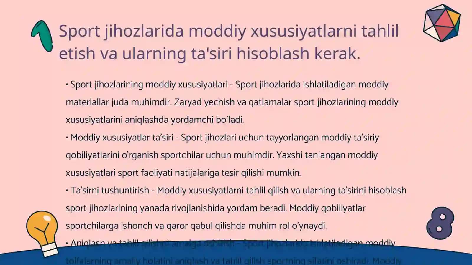 Sport jihozlaridagi materialshunoslik 4