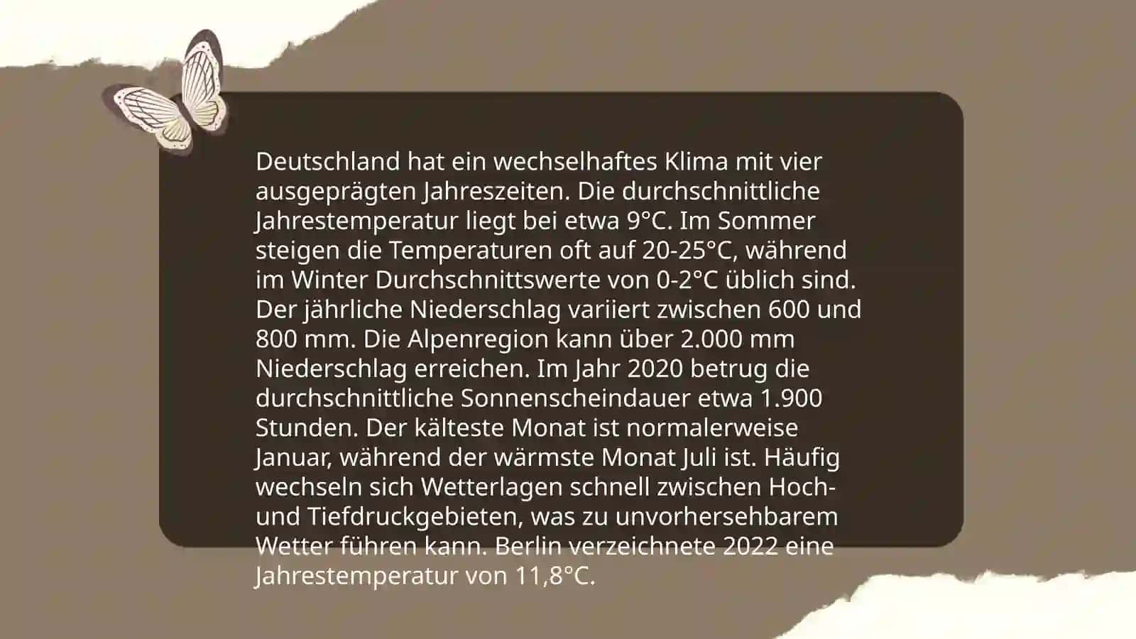 Wettervorhersage in Deutschland 4