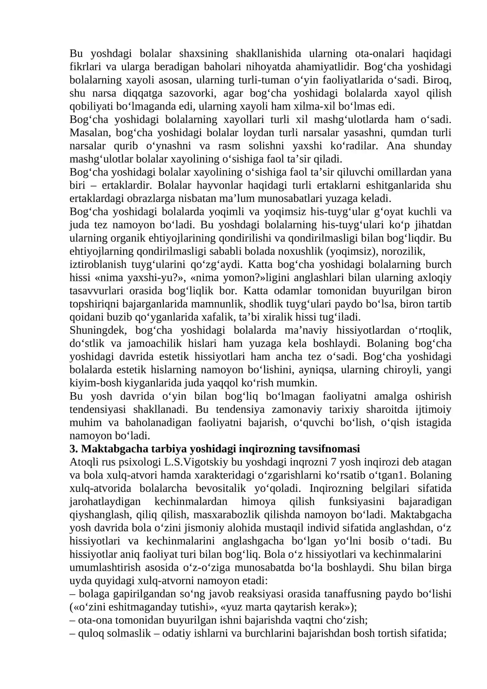 RIVOJLANISHNING PSIXOLOGIK XUSUSIYATLARI MAKTBACHA DAVR 3-6 YOSH 4