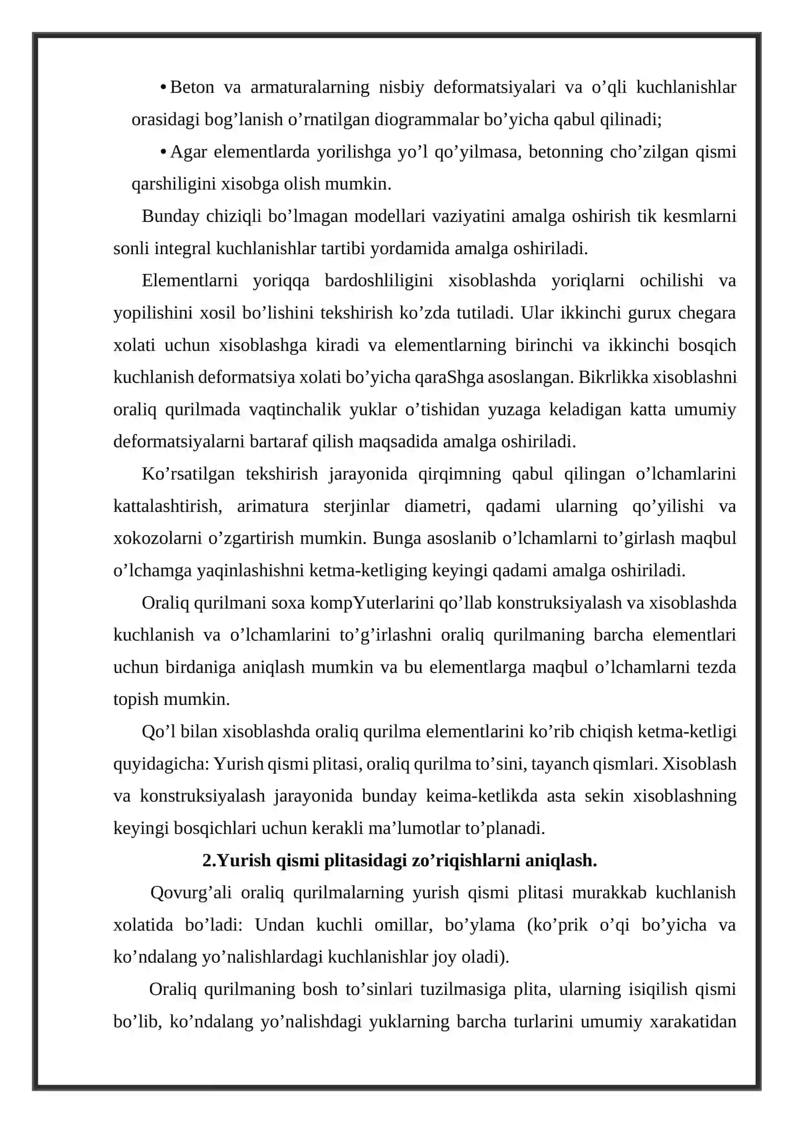 To’sinli temirbeton ko’priklar oraliq qurilmalarini xisoblash asoslari 4