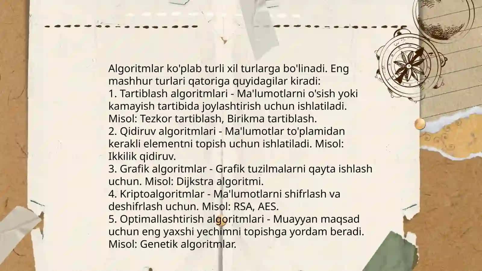Algoritm va uning xususiyatlari 4