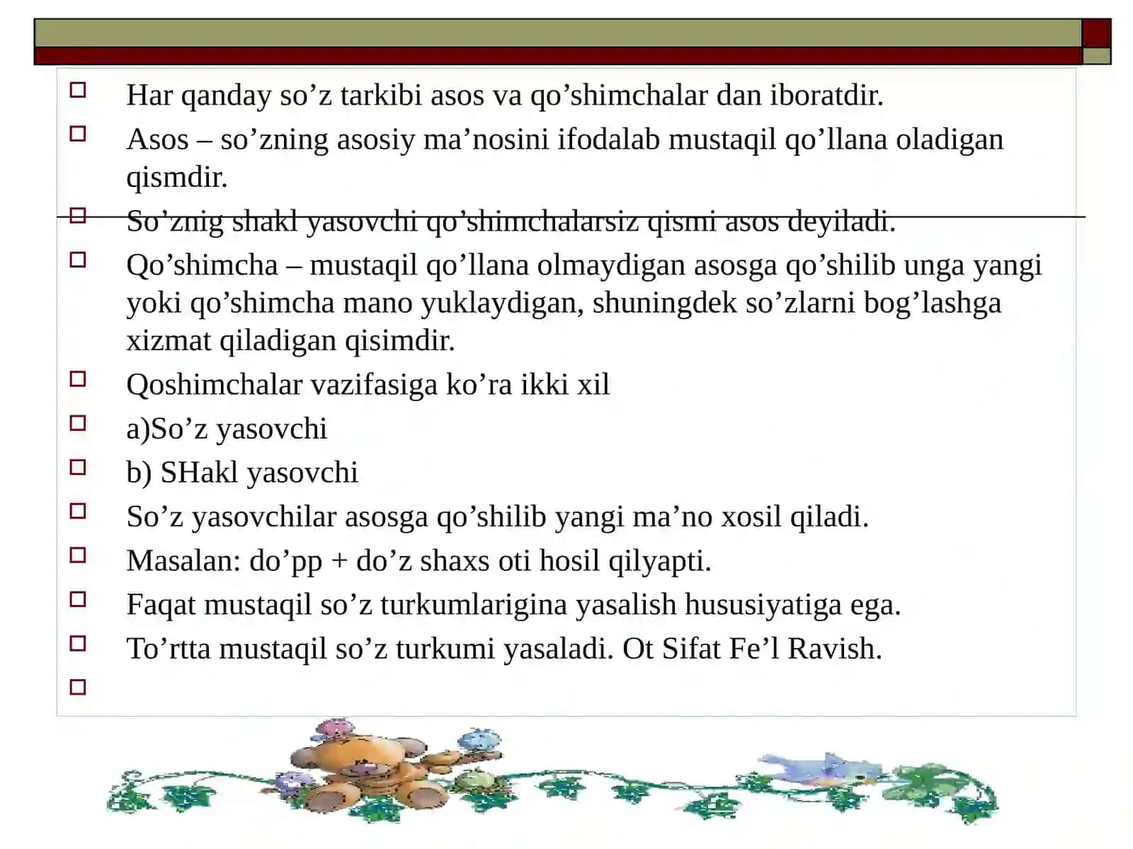 Morfologiya haqida umumiy malumot 4