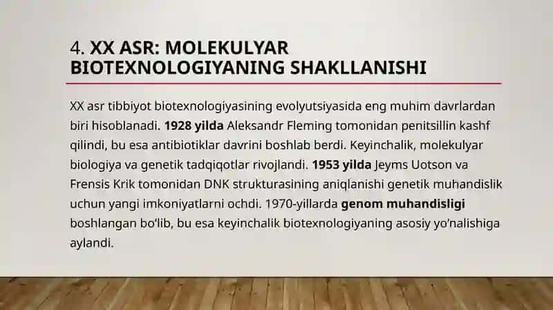 Tibbiyot biotexnologiyasi 4