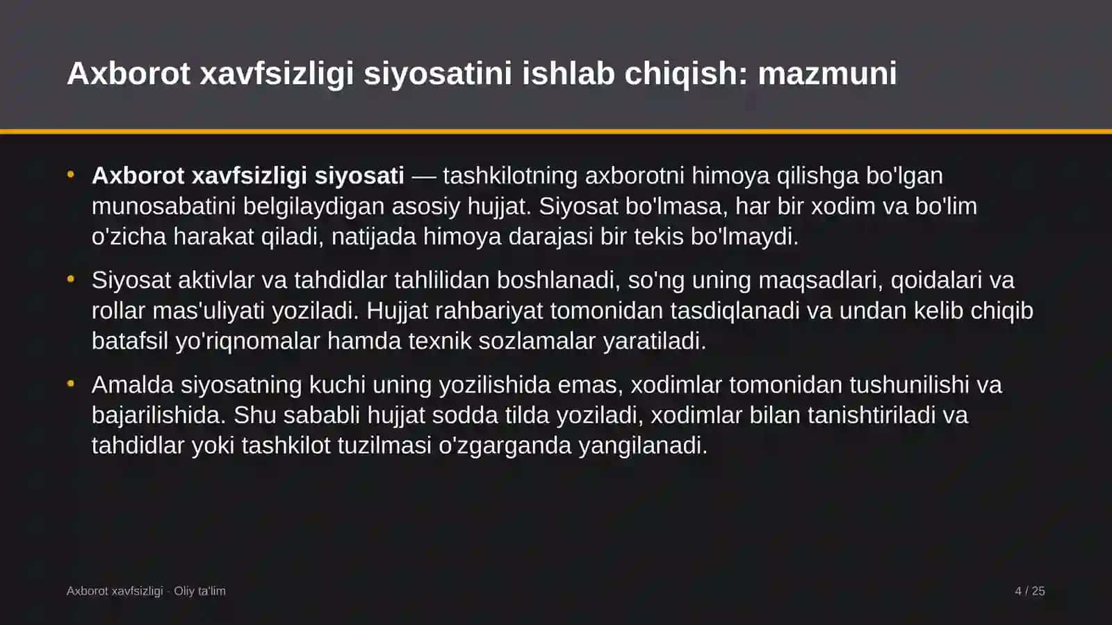 turistik transport xizmatida axborot xavfsizligi siyosatini ishlab chiqish 9892 4