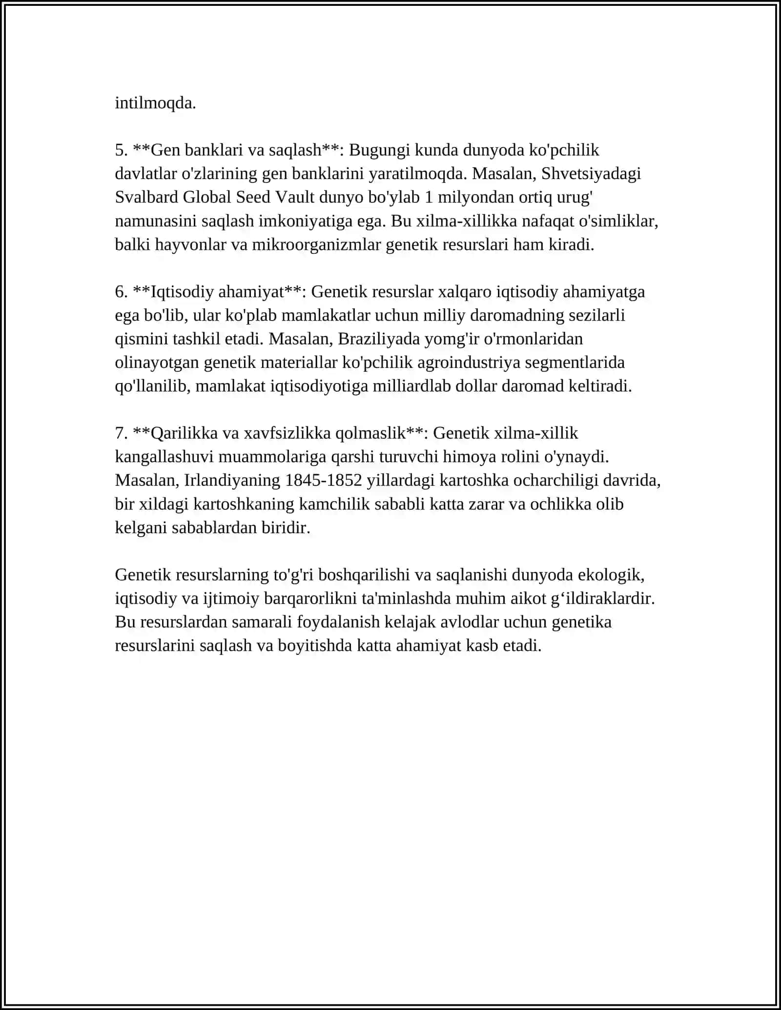 GENETIK RESURSLARNI MONITORING QILISHNI O‘ZIGA XOS XUSUSIYATLARI 4