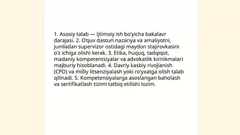 Ijtimoiy ishda professionalizmning mohiyati va tushunchalari 4