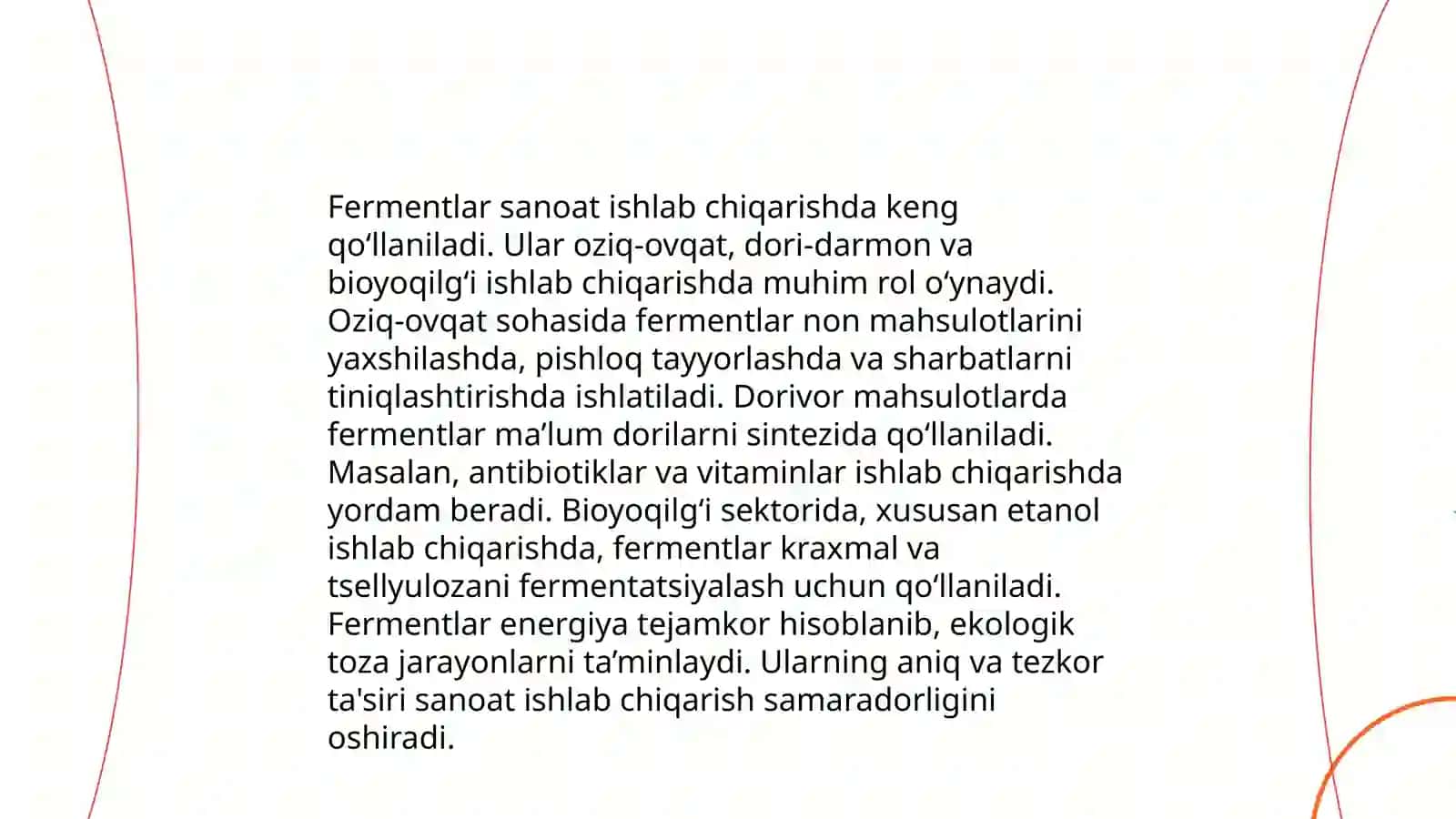Fermentlar va ularning biotexnologik jarayonlarda roli 4