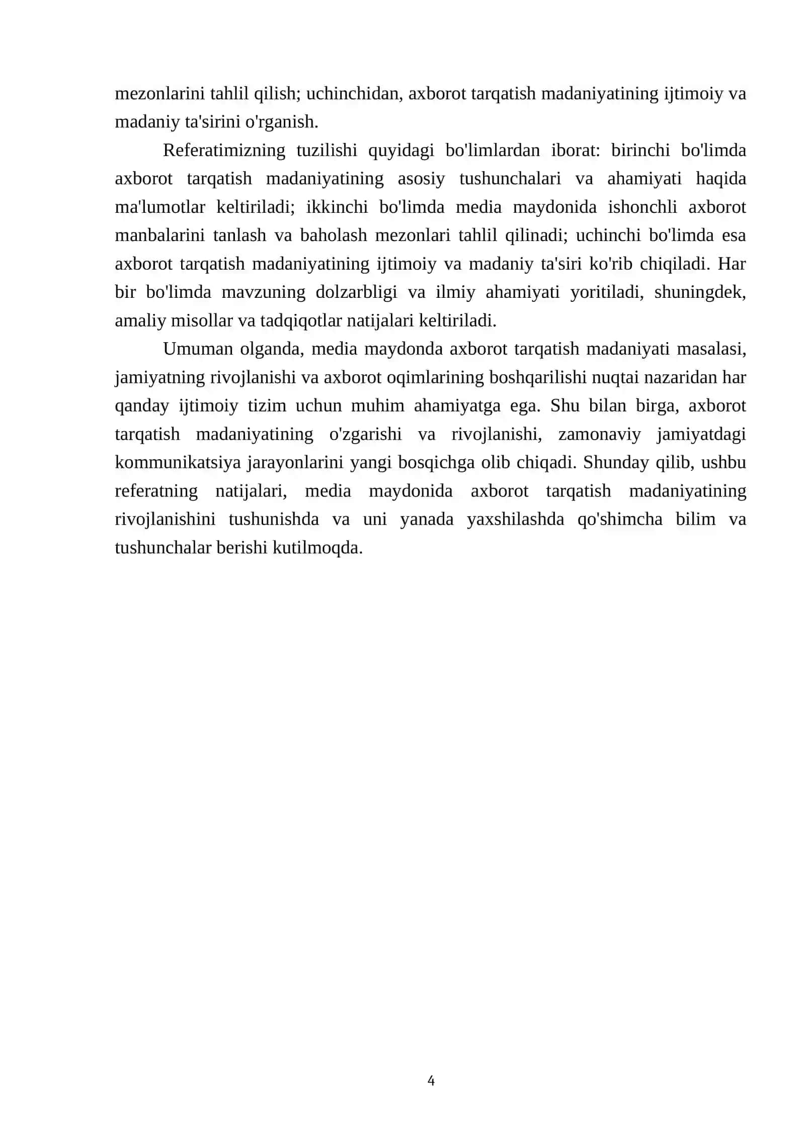Media maydonda axborot tarqatish madaniyati 4