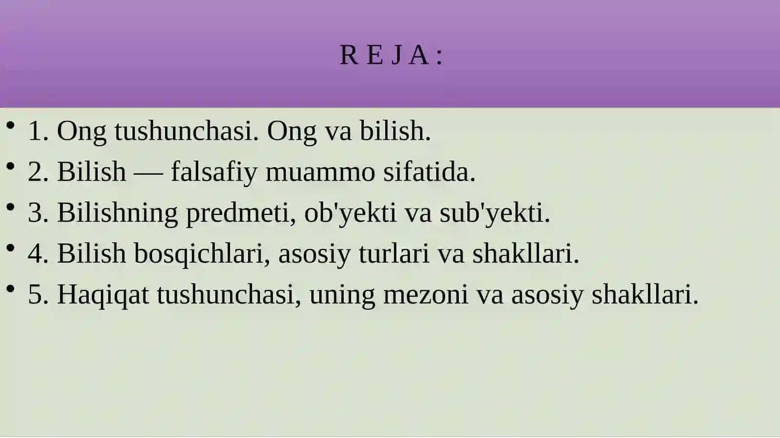 ONG VA BILISH. ONG VA BILISHNI PEDAGOGIK AMALIYOTDAGI O’RNI 4
