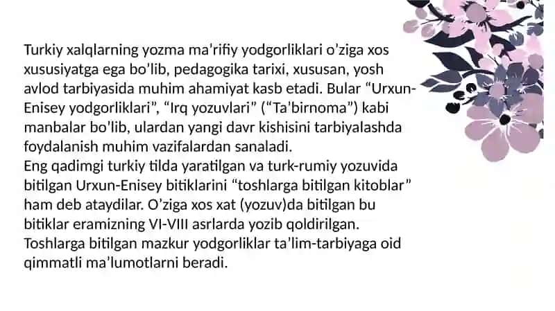 Qadimgi xalq o'g'zaki ijodi 4