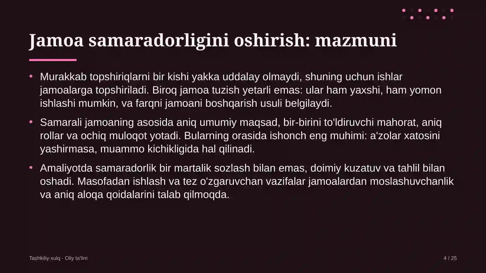 bolalar turizmida jamoa samaradorligini oshirish 4332 4