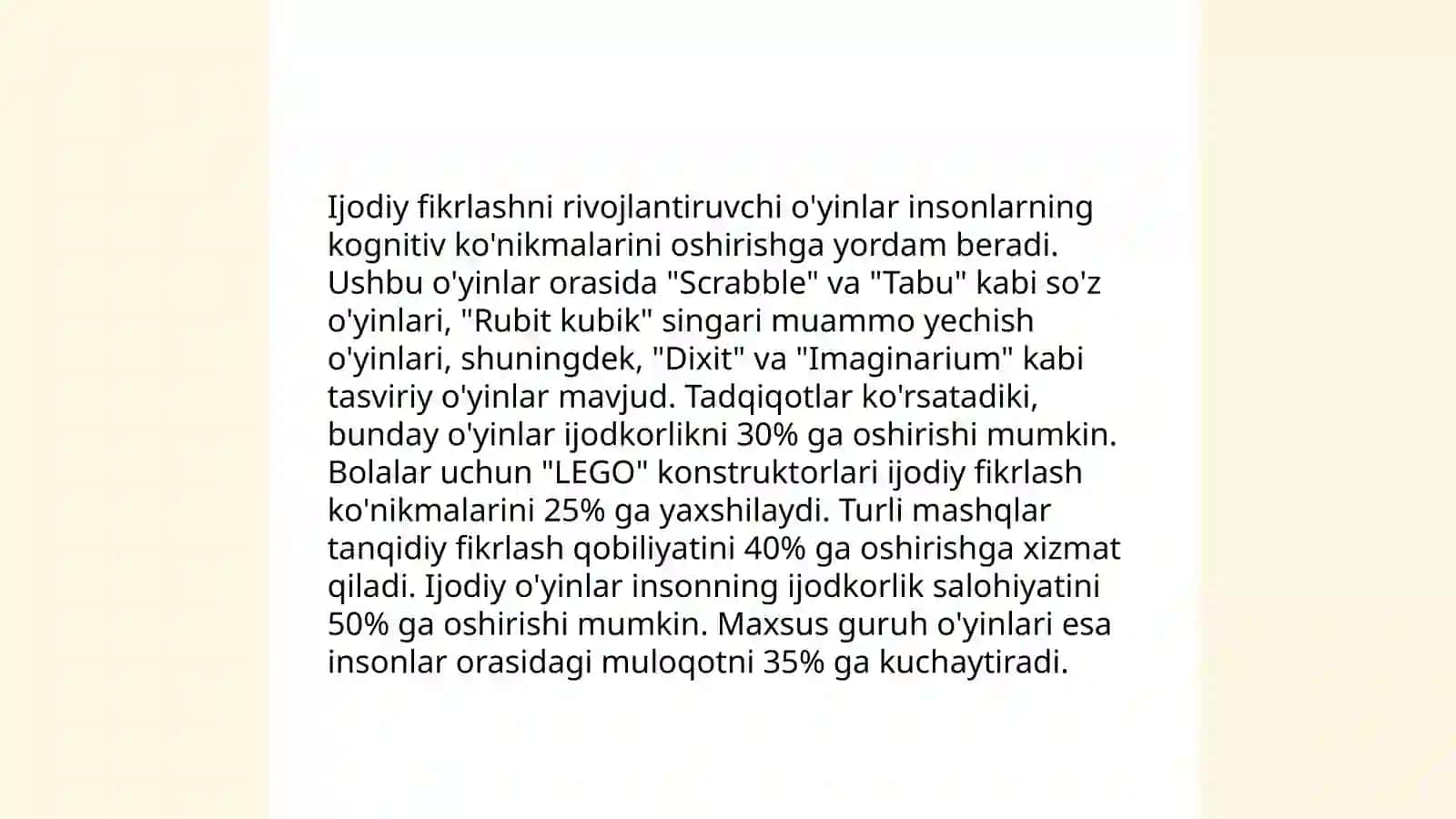 Jismoniy faollikni rivojlantiruvchi o'yinlar 4