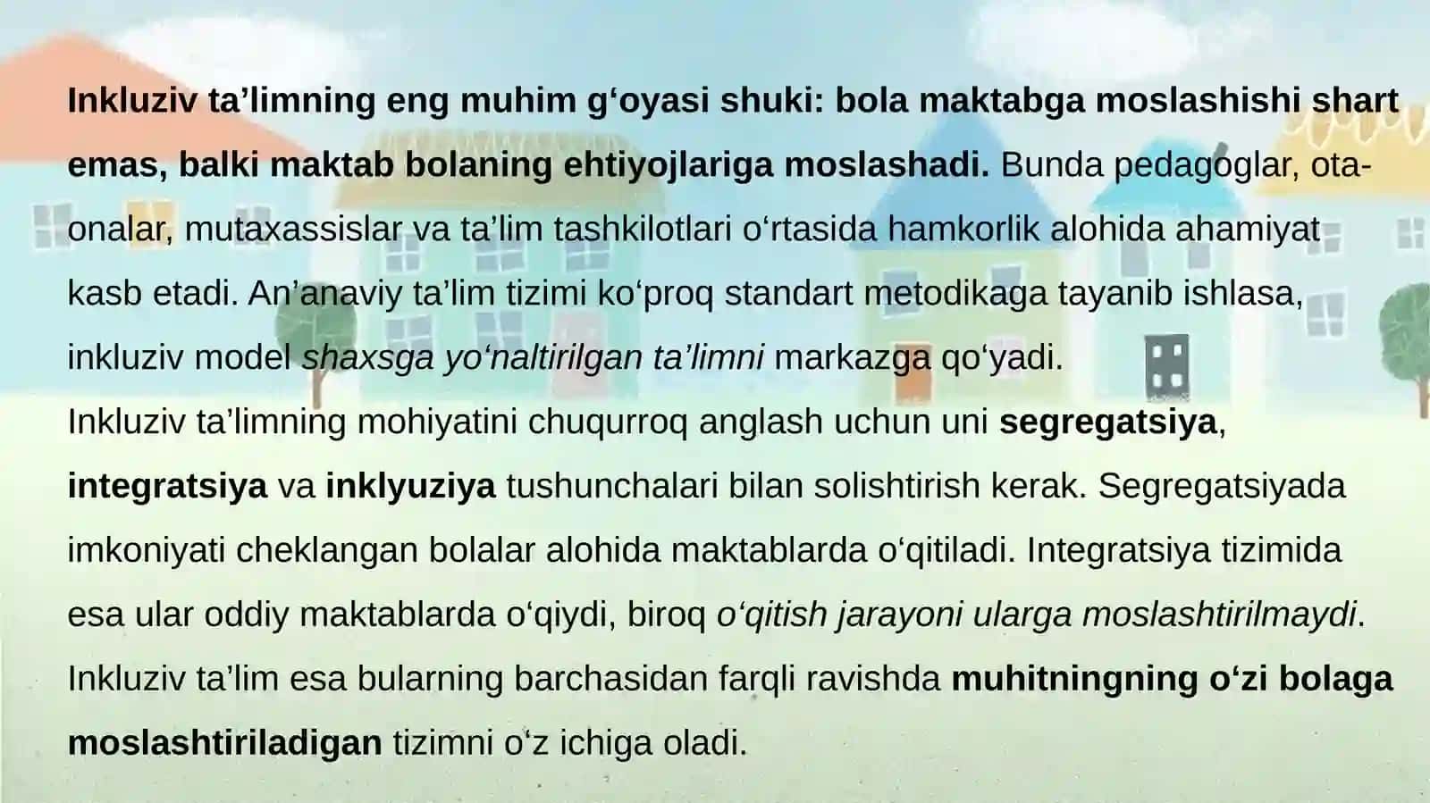 Inkluziv ta'lim va tarbiyalash konsepsiyasi 4