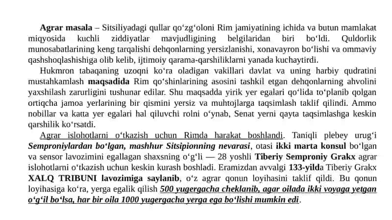 MILODDANAVVALGI II-I ASRLARDA RIMNING IQTISODIY VA IJTIMOIY RIVOJLANISHI 4