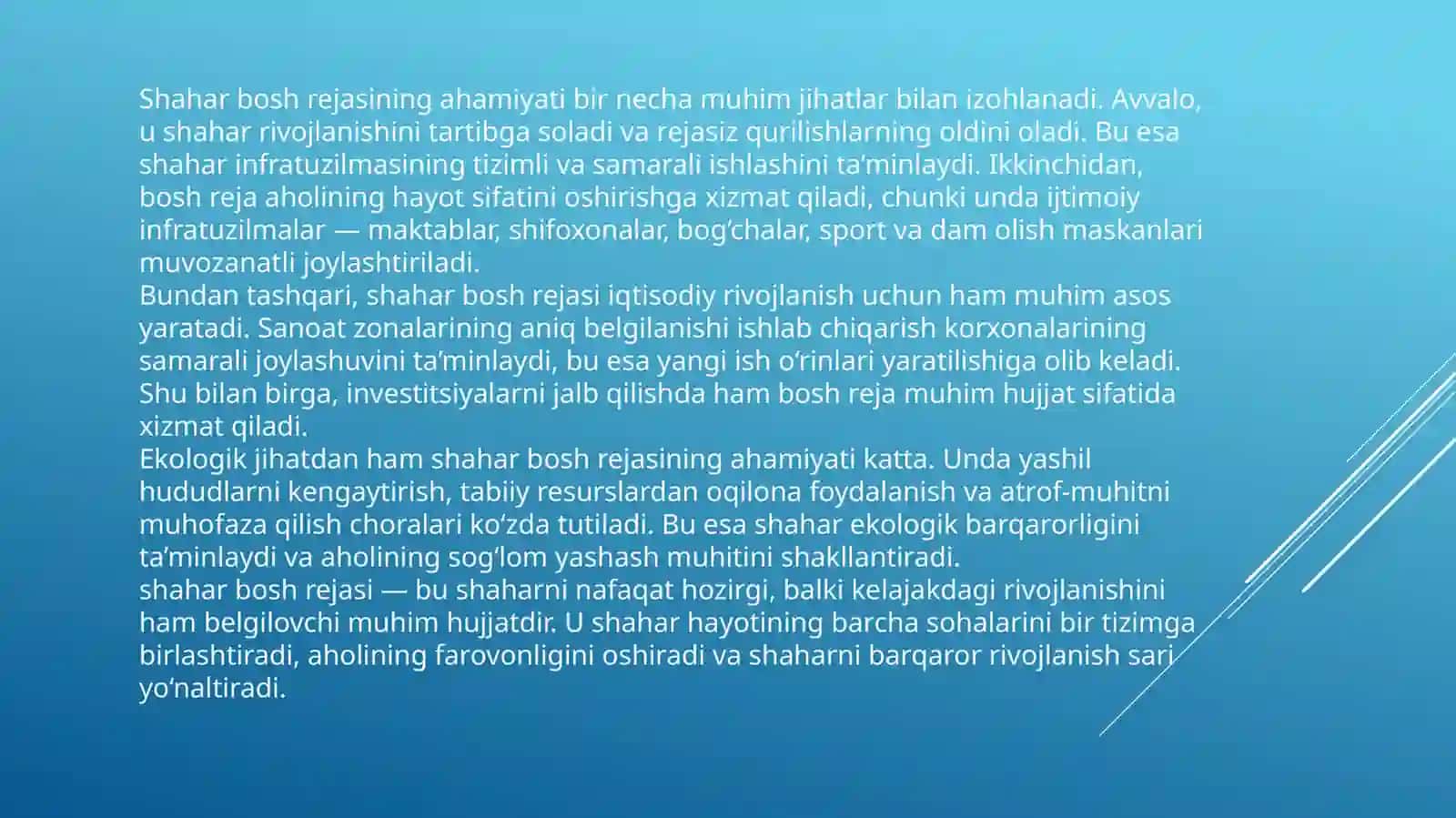 SHAXAR BOSH REJASI VA UNING TARKIBIY QISMI 4