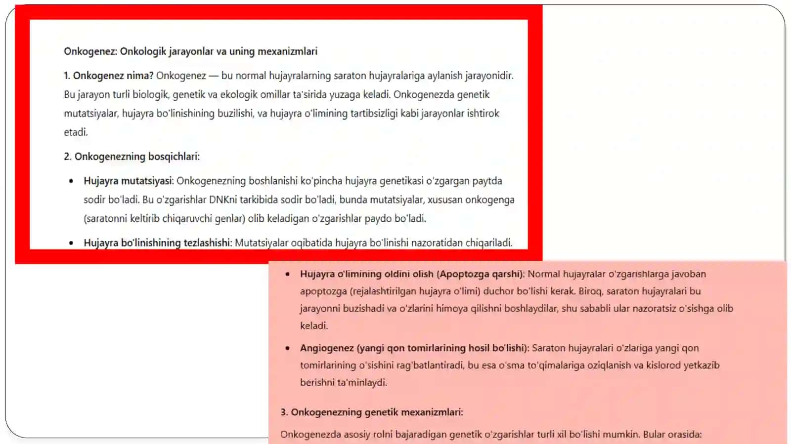 Onkogeneznima?.Onkogenezningbosqichlari: 4