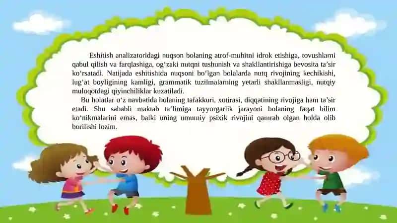 Eshitishida nuqsoni bo‘lgan bolalarni oilada maktab ta’limiga tayyorgarligi 4