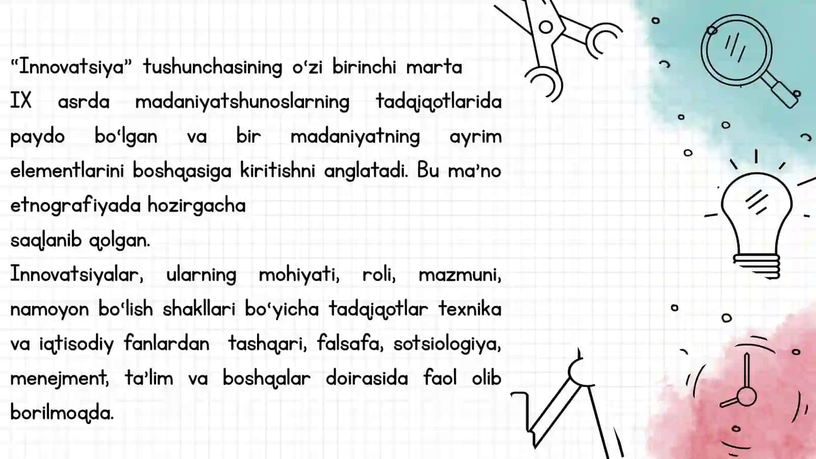 BOSHLANG'ICH TA'LIM FANLARINI O‘QITISHDA INNOVATSION YONDASHUV 4