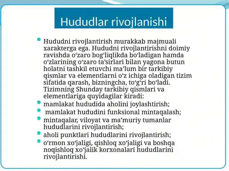 Hududlarni ixtisoslashuvi 4