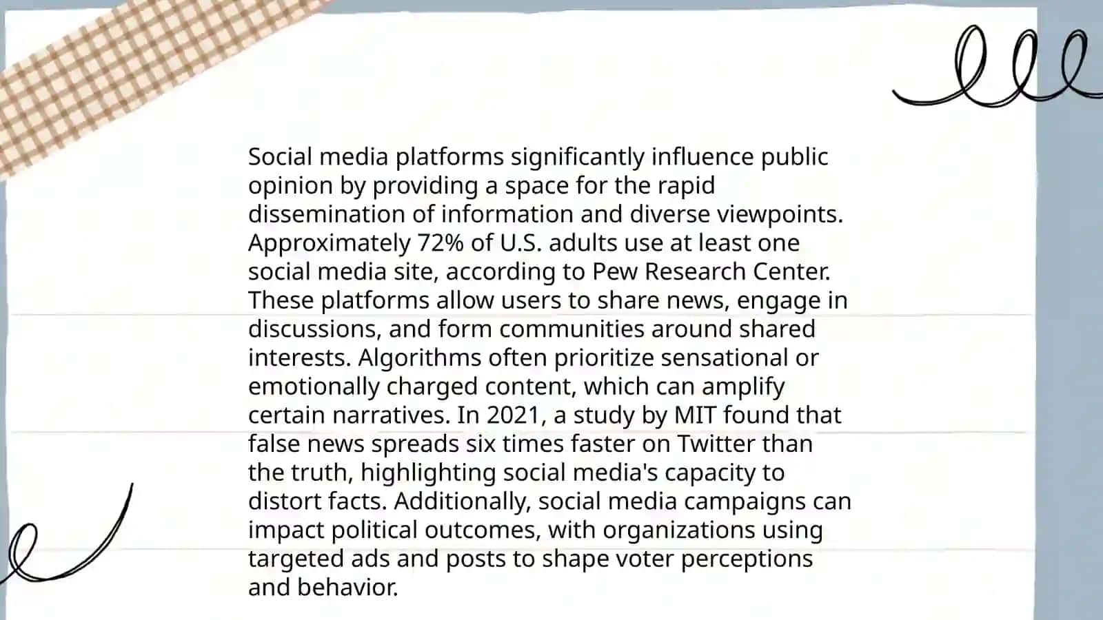 Social media and its impact 4