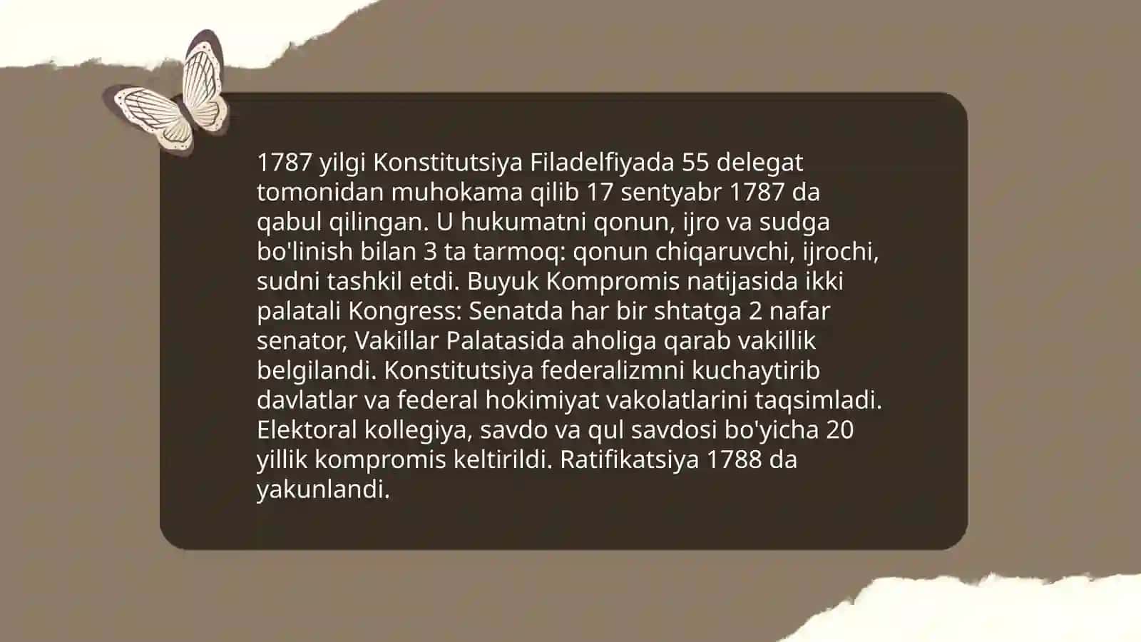 Amerika Qo'shma Shtatlari davlati tarixi 4