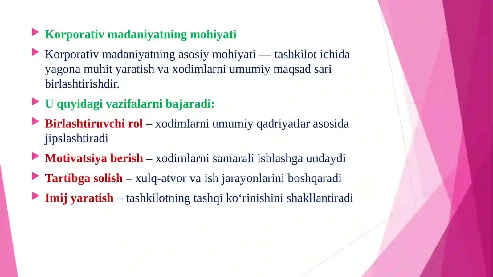 AKSIYADORLIK JAMIYATLARIDA KORPORATIV MADANIYAT 4