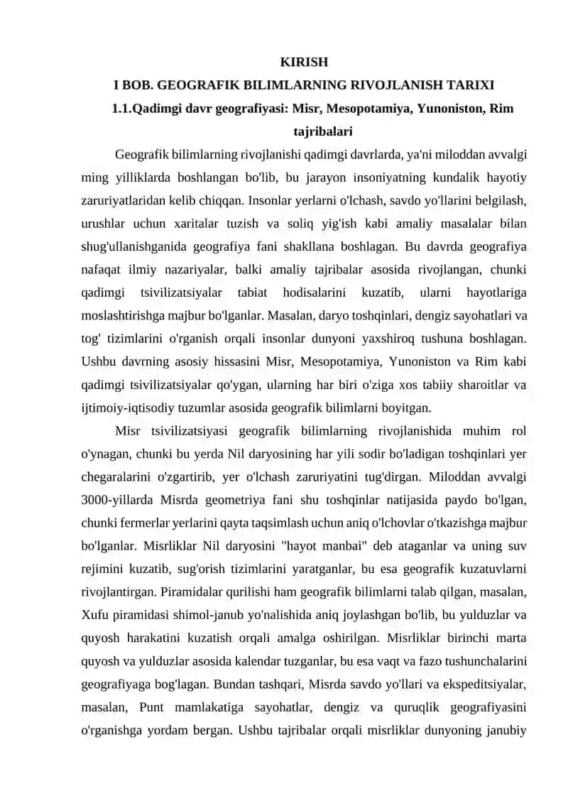 Geografik bilimlarning rivojlanish tarixi mavzusini o’qtish metodikasi 4