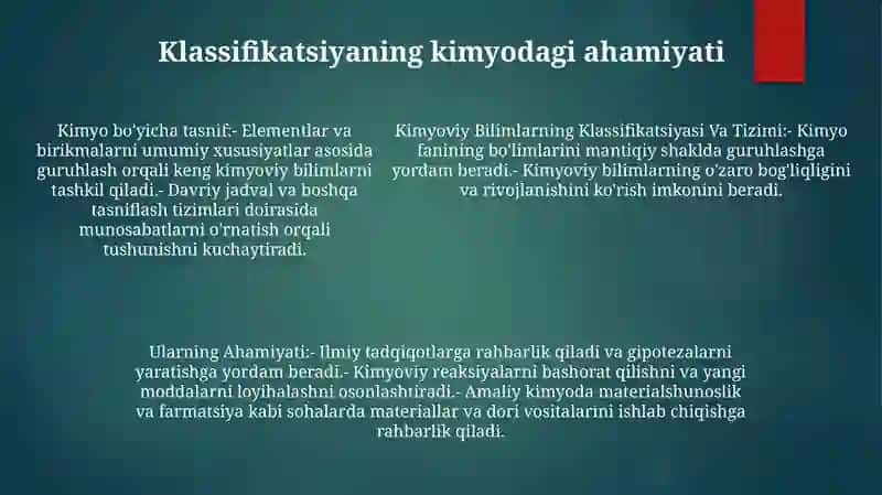 Kimyoviy Bilimlarning Klassifikatsiyasi Va Tizimi 4